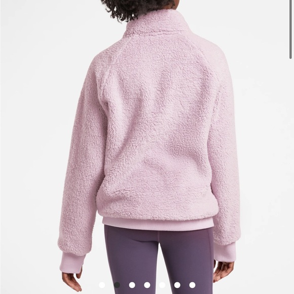 Athleta Girl So Snug Sherpa Half Zip - Picture 2 of 4